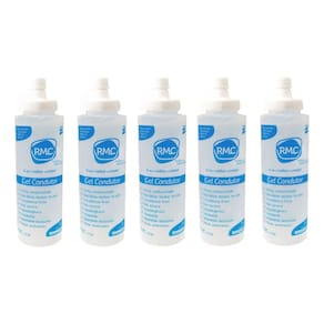 Kit 5- Gel Condutor Contato P/ Ultrason Tens Doppler 300 Ml