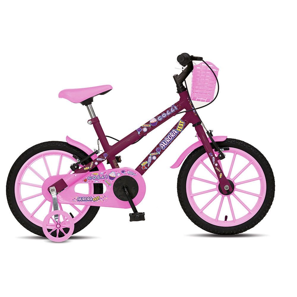 Bicicleta Infantil Colli Aurora Fest Aro 16