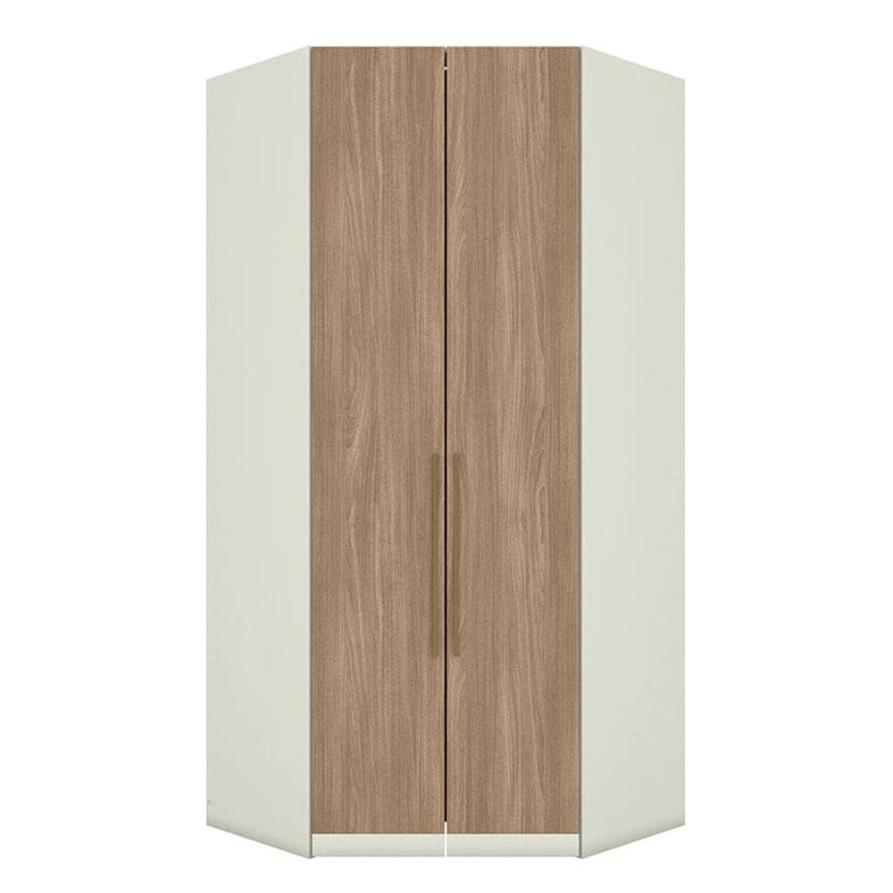 Armário de Canto Closet 2 Portas Seletto Areia Jequitibá - Henn
