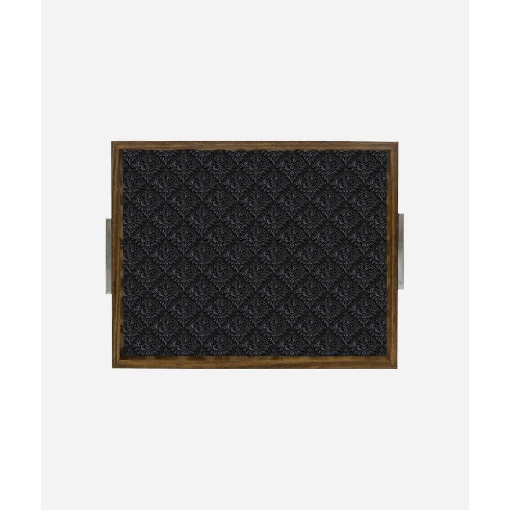 Bandeja Estampada 30X37 - Ébano