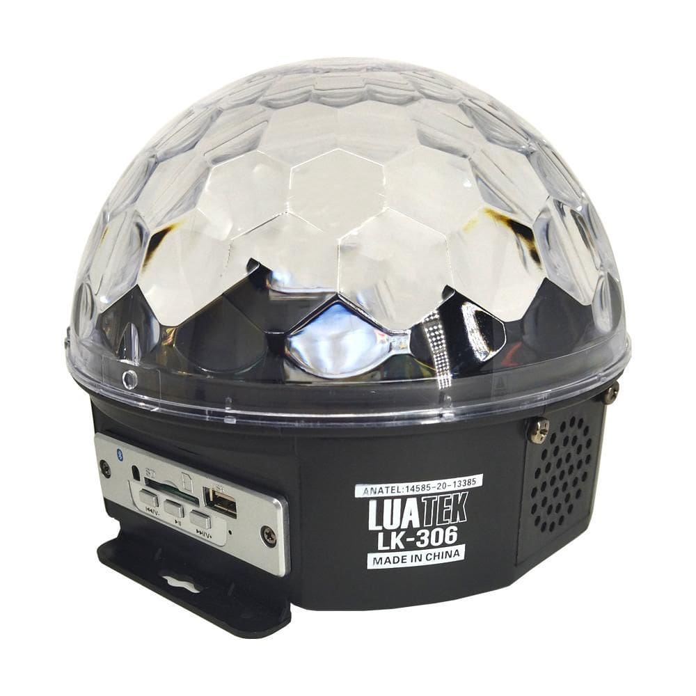 Globo Magico 6 Cores De Luz Bluetooth Usb Led Rgb Lk306