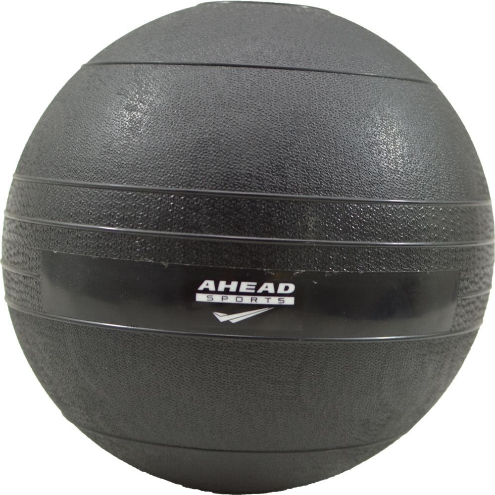 Bola Slam Ball 3Kg em Borracha Texturizada Preta 23cm