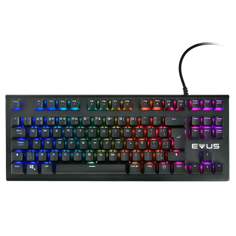 Teclado Mecânico Gamer Evus Tc-07B Earthquake