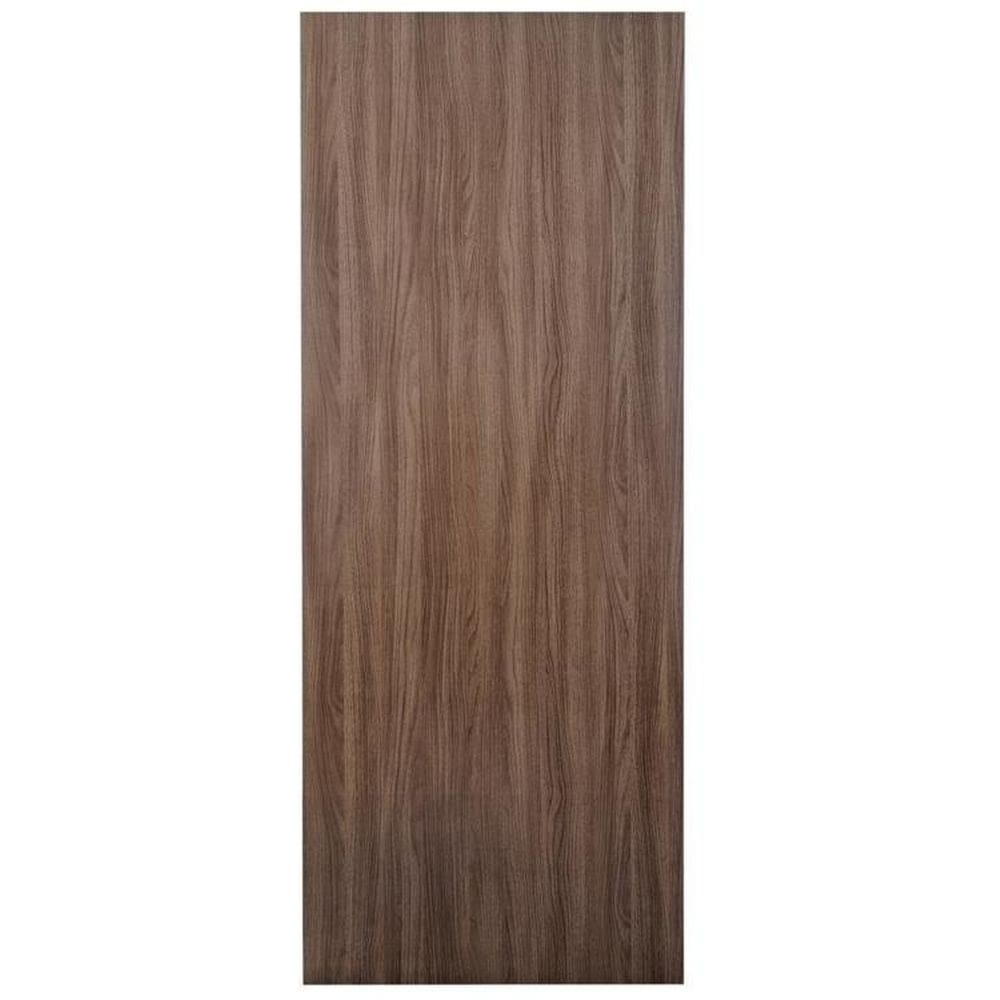Kit com 2 Folhas de Porta Madeira Lisa 210x70cm Espessura 3,5cm Melamínica MGM Carvalho Quebec