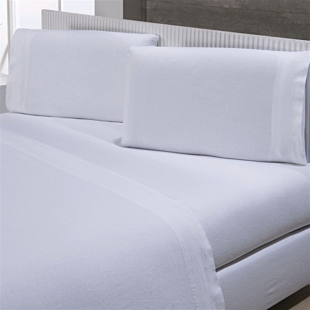 Jogo de Cama Linen Solteiro King Branco