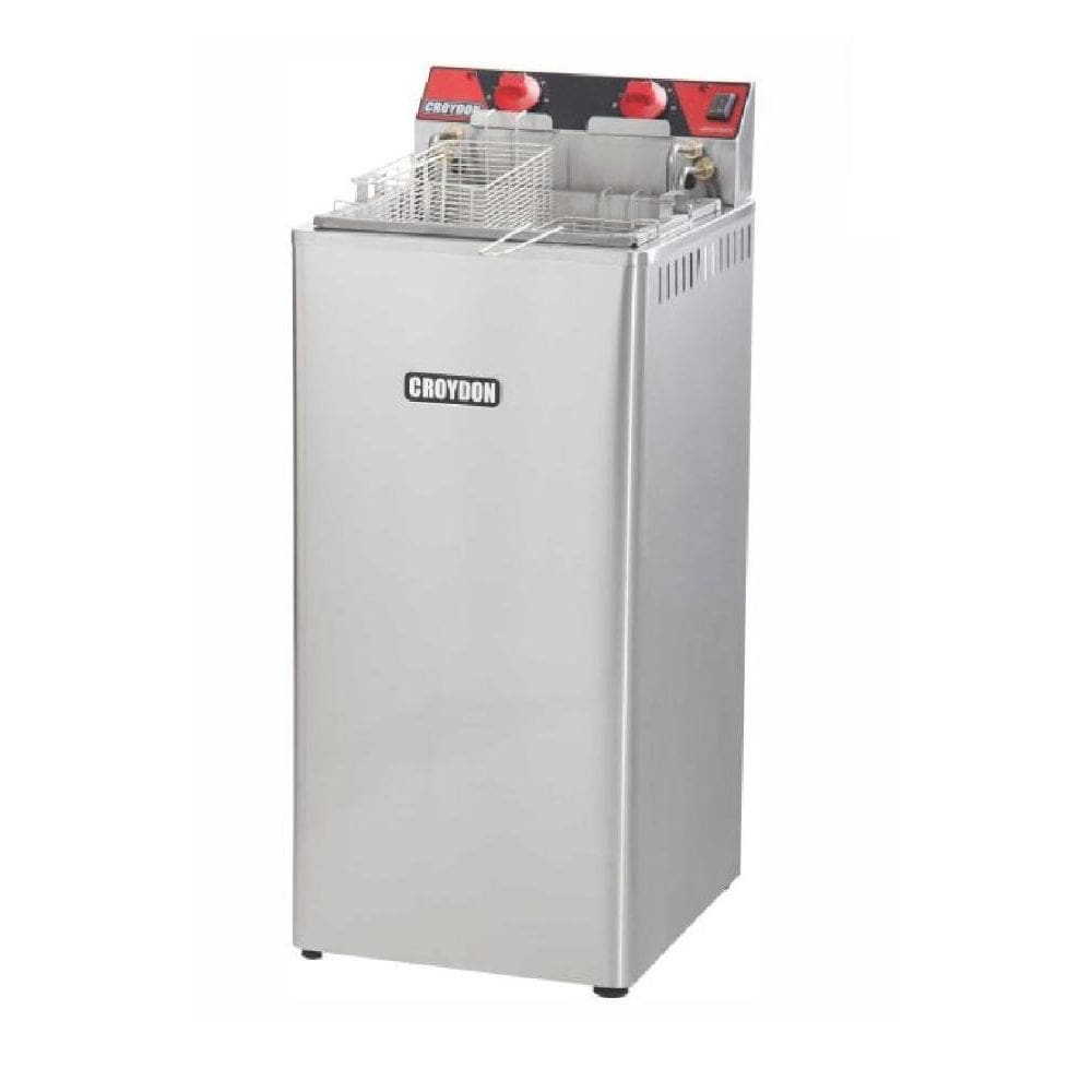 Fritadeira Elétrica Zona Fria FZ28 Croydon 15L Óleo 2 Cestos 8000Watts