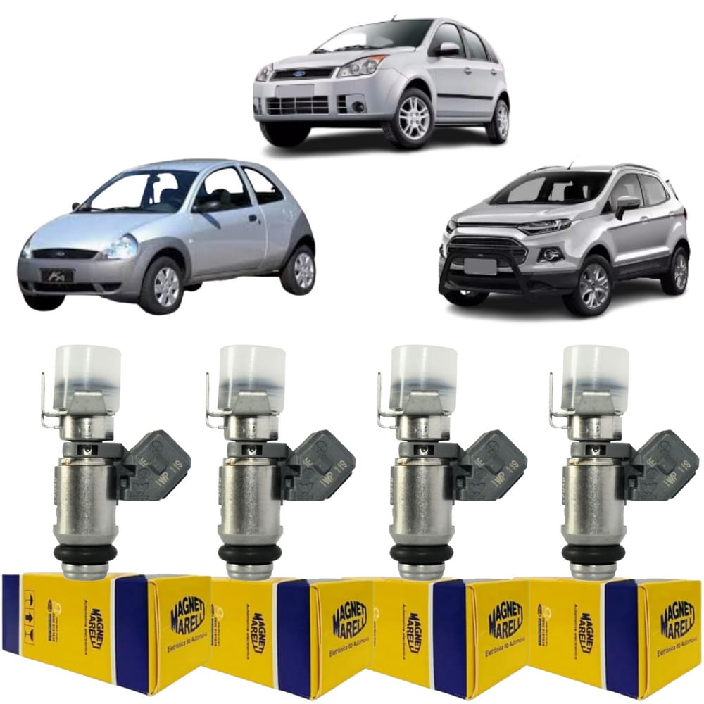 4 Bicos Injetores Ford Ka Fiesta Ecosport 1.0 1.3 1.6 IWP119