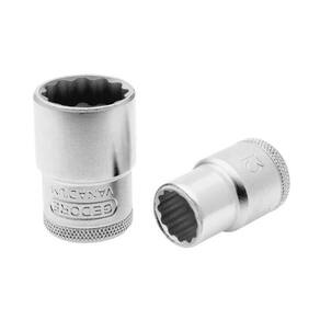 Soquete Estriado Curto 13 MM Encaixe de 1/2" - Gedore 015104
