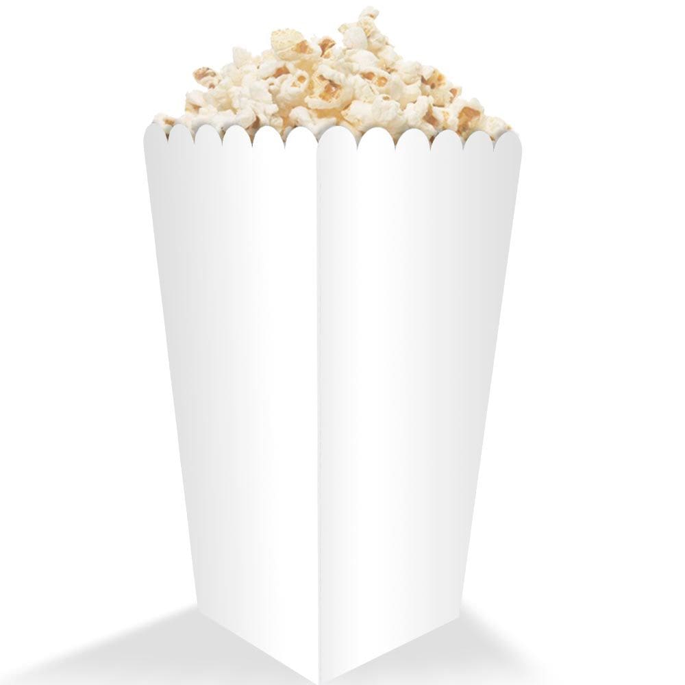 Caixa Caixinha para Pipoca Tamanho Pequena 1000un Branca