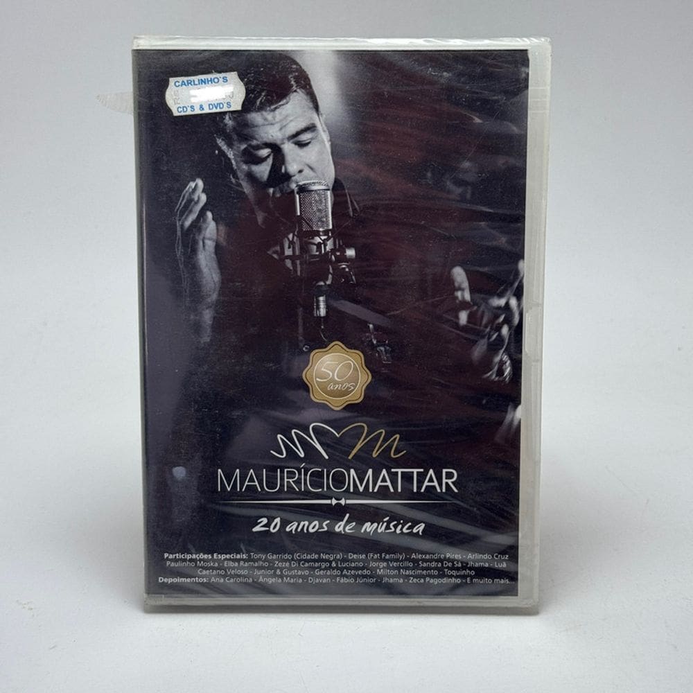 Dvd Maurício Mattar - 20 Anos de Música