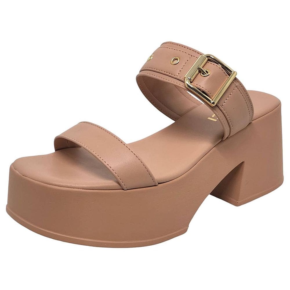 Tamanco Feminino Salto Bloco Moderno Elegante Cacci