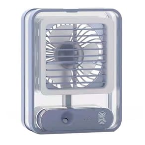 Mini Ventilador Climatizador Névoa Agua Oscilante Portátil