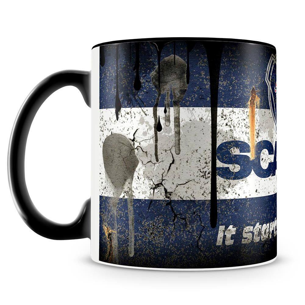 Caneca Personalizada Lata de Óleo Scania