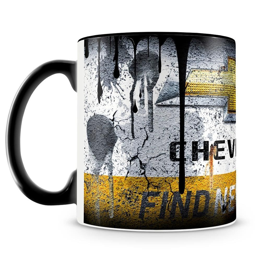 Caneca Personalizada Lata de Óleo Chevrolet