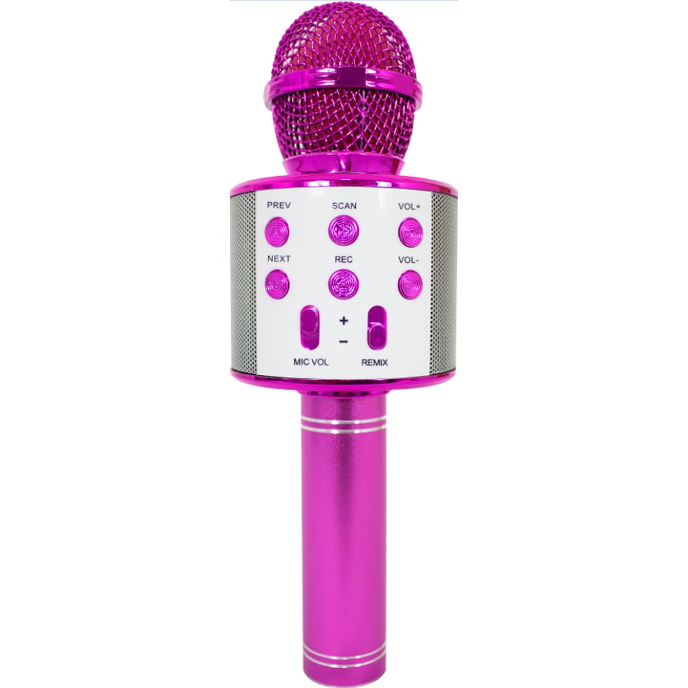 Microfone Bluetooth Para Karaoke Spring Kids Spk 015 Rosa