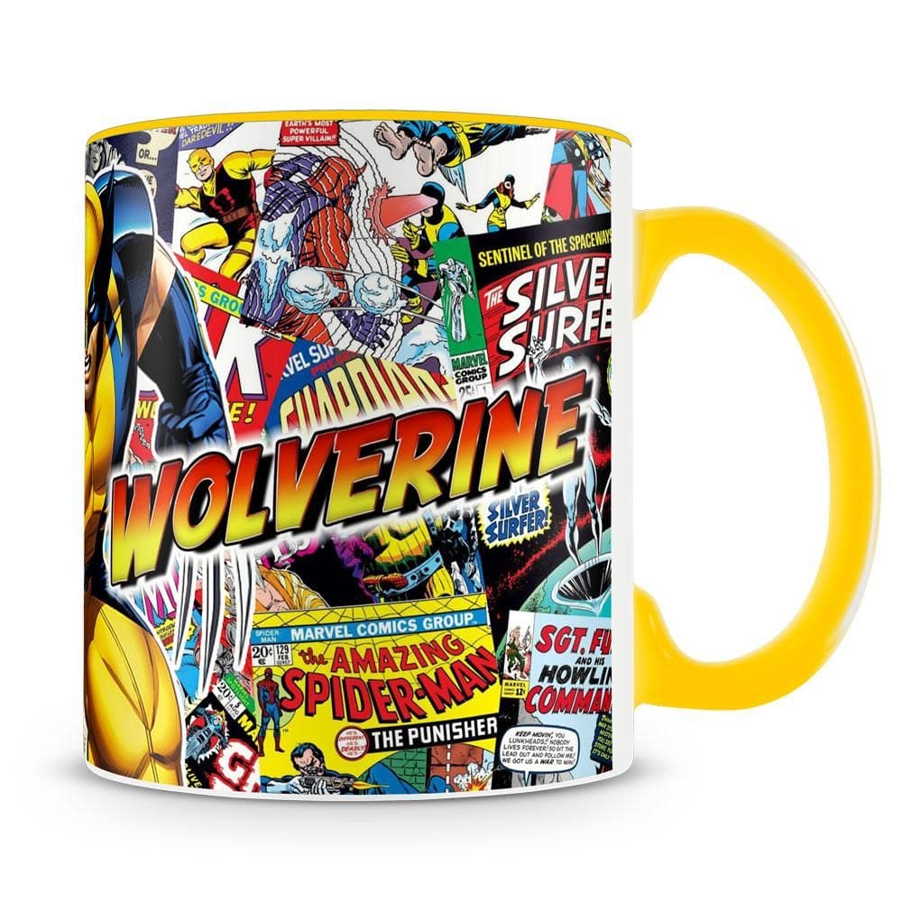 Caneca Personalizada Wolverine Quadrinhos