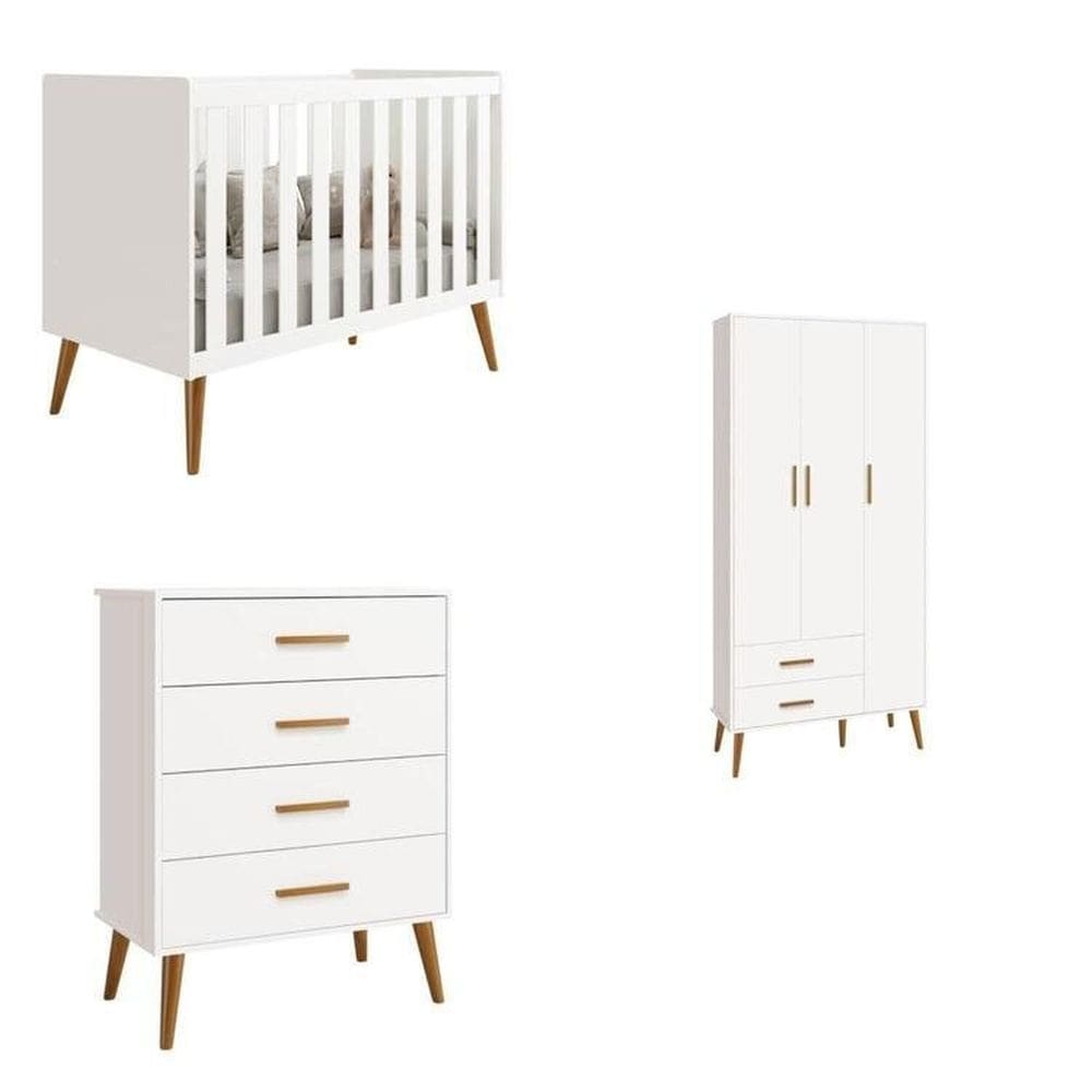 Quarto Infantil Completo Isis Branco