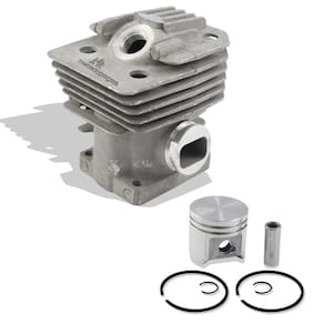 Cilindro Kit Completo Pistão Anéis Para Roçadeira Stihl Fs 220