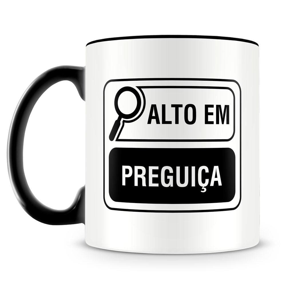 Caneca Personalizada Alto em Preguiça