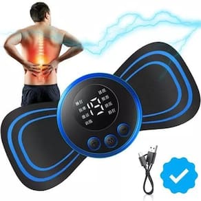 Massageador Elétrico Recarregável EMS USB | Alívio Muscular