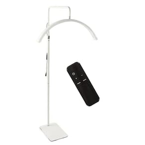 Luminaria Piso Arco Meia Lua Led 36W Estetica Spar Dentista Limpeza Pele Rosto