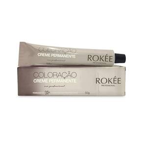 Coloração ROKÉE 7.7 Louro Médio Marrom - 50g