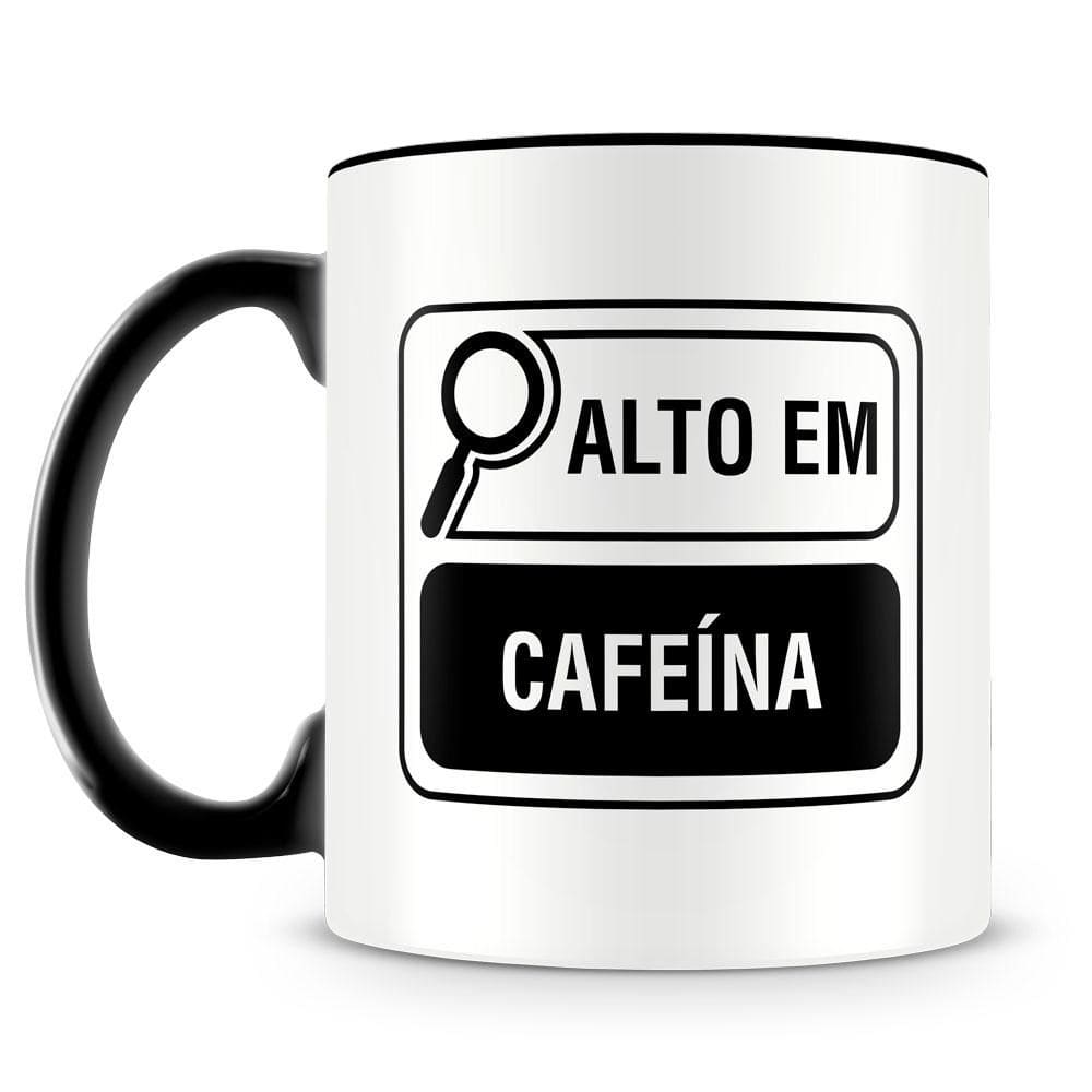 Caneca Personalizada Alto em Cafeína