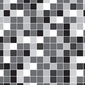 Papel De Parede Pastilha Tons De Cinza  3M