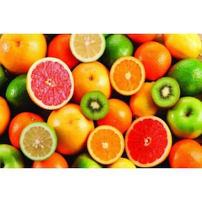 Adesivo Painel Papel Parede Cozinha Frutas 1 m x 60 cm