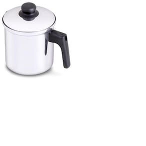 Fervedor Leiteira Com Tampa Em Alumínio 14 Cm