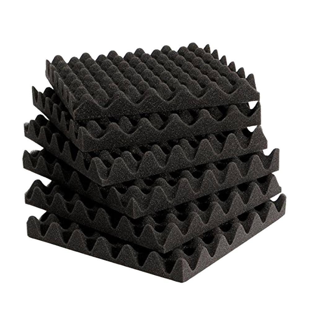Kit Espuma Acústica Antichamas - 20 Placas 50x50 - Cinza