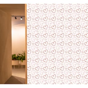 Papel De Parede Adesivo Decorativo Quarto Sala Corações 3M