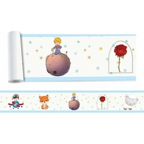 Adesivo Decorativo Faixa Infantil Coroa Pequeno Príncipe