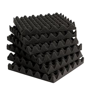 Kit Espuma Acústica Antichamas - 20 Placas 50x50 - Cinza