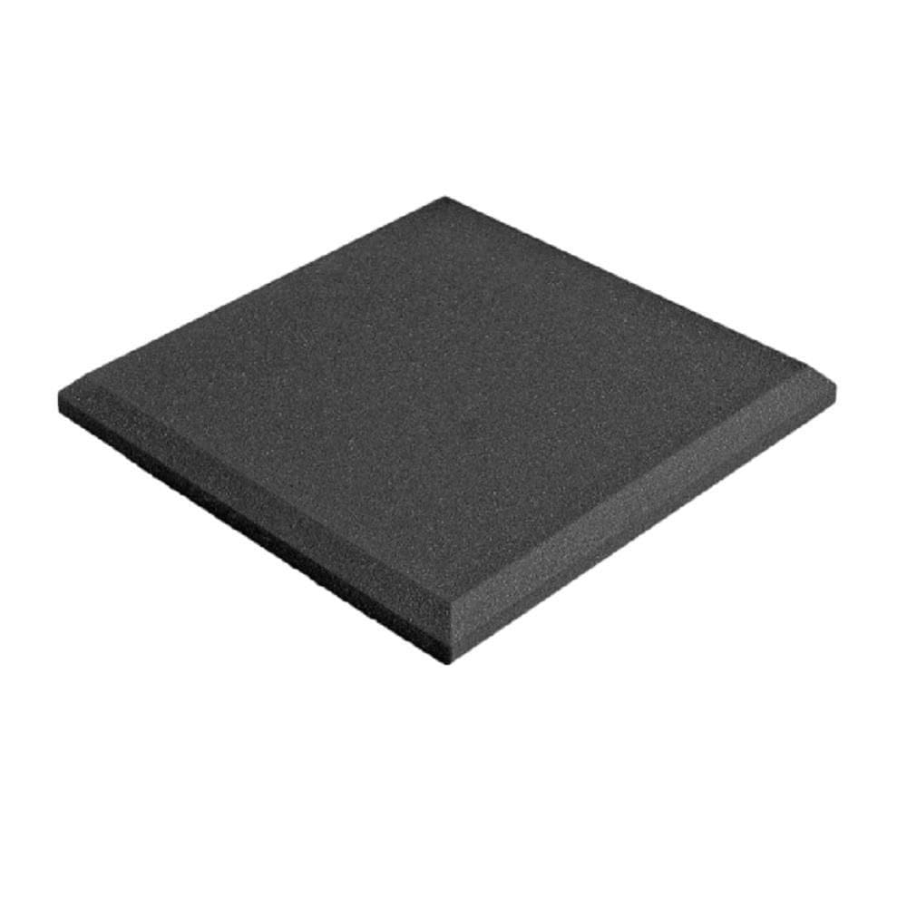 Painel Redutor De Ruidos E Barulhos Antifogo Preto Liso 50Cm