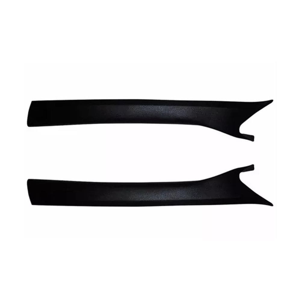 Acabamento Coluna Interna Parabrisa Omega Suprema Par Preto