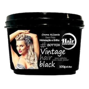 Botox Capilar Alisante Vintage Black Hair Extrattus 100g