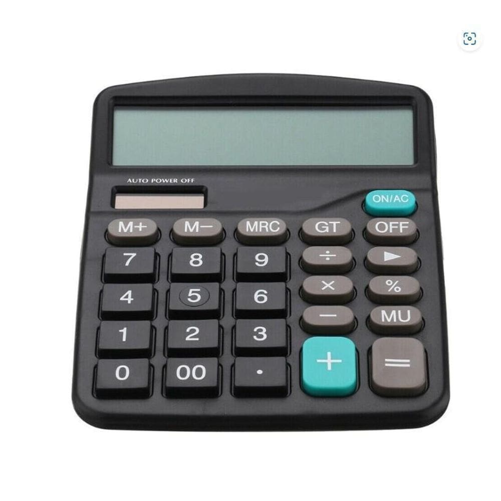 Calculadora Grande De Mesa Comercial Escritório 12 Dígitos
