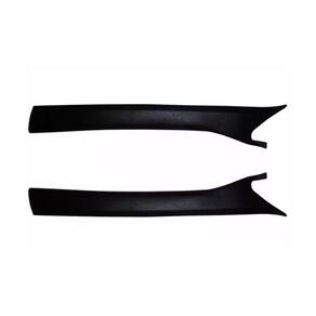 Acabamento Coluna Interna Parabrisa Omega Suprema Par Preto