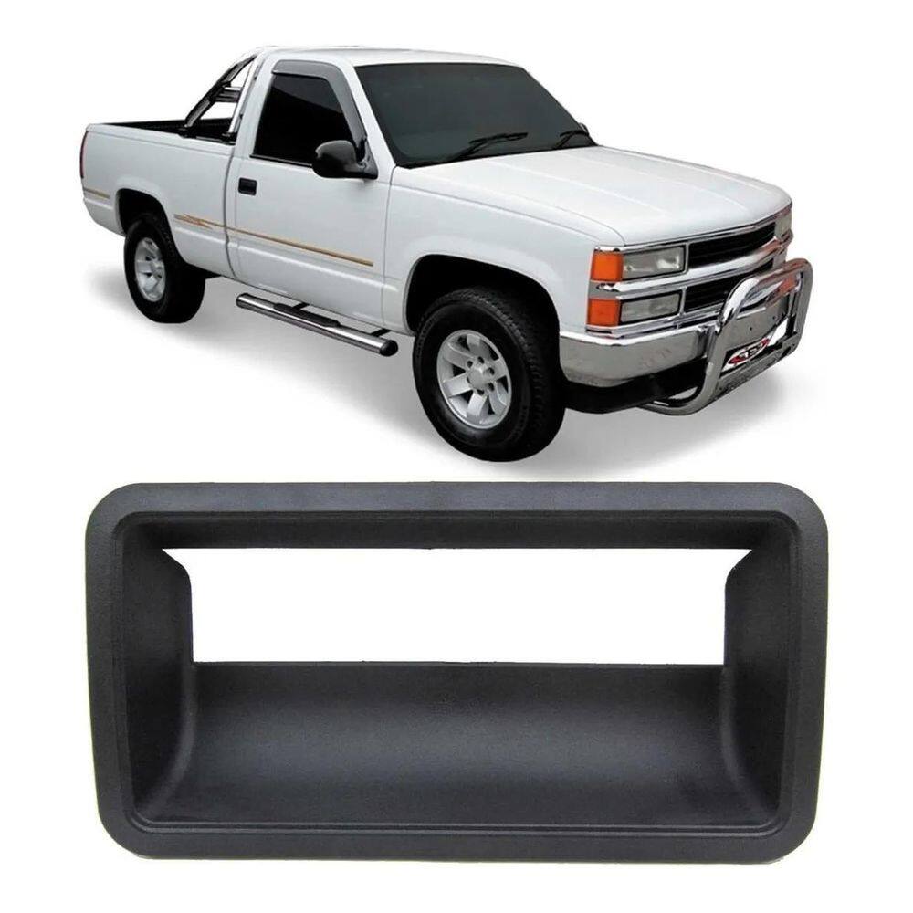 Moldura Da Maçaneta Tampa Traseira Caçamba Silverado 97/2002