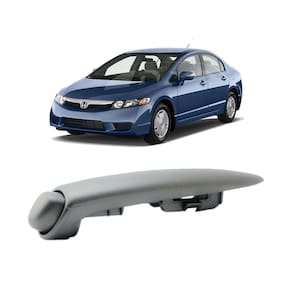 Acabamento Alavanca Freio De Mão Honda Civic 07/11  Cinza