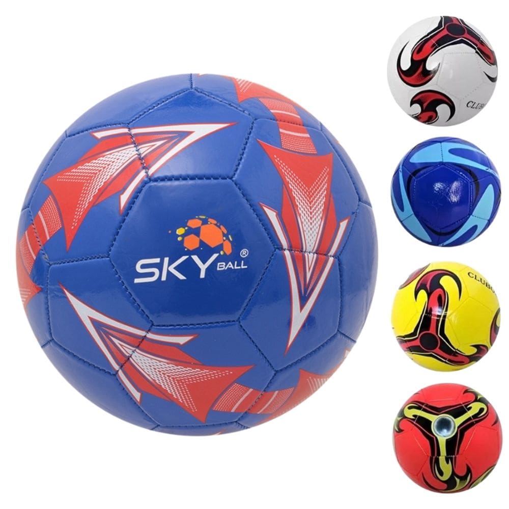 Bola de Futebol Campo Capotão Sintético ou Quadra N.5 - Tamanho Oficial Colorido - PANAMI