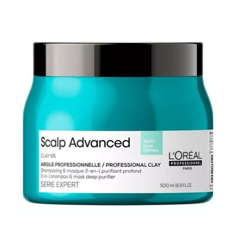L`oréal Scalp Adv Argila Purificante Máscara Capilar 500ml