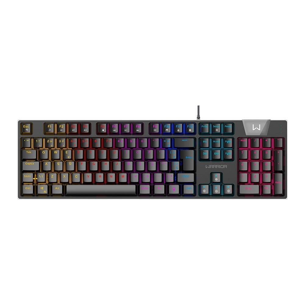 Teclado Gamer mecânico Warrior Royal Score, Preto, ABNT2, TC313, WARRIOR