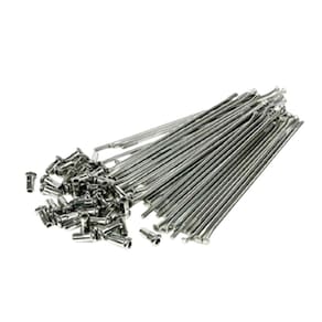 Jogo Raio de Roda 4mm Cromado Cg Start Fan Titan Freio a Lona Tm013