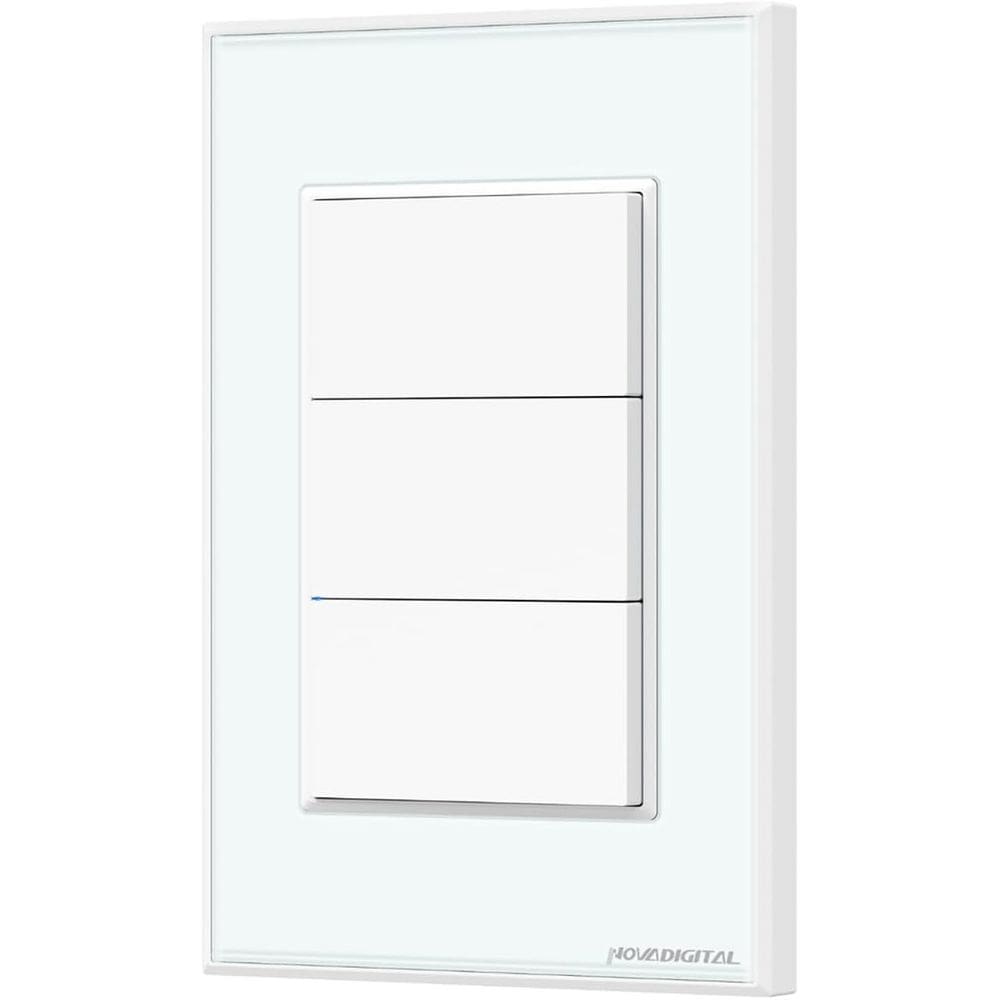 Interruptor Com Tecla Fisica 1 Botao Zigbee Branco