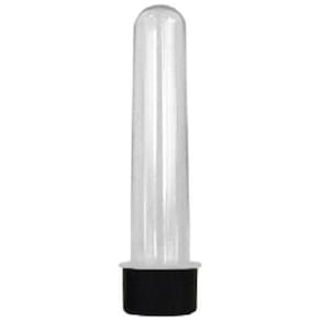 Tubete 13 Cm Com Tampa Preto 50Un Tubo De Ensaio