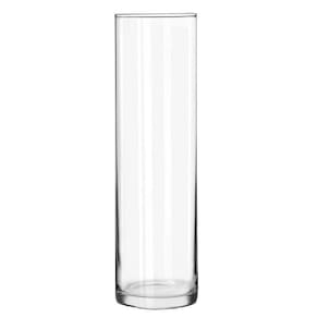 Vaso Vidro Cilindro Comprido 50X11 Cm Transparente