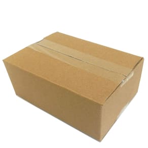 Embalagem 50 Unidades Papelão Ondulado 16x11x6 cm Pardo