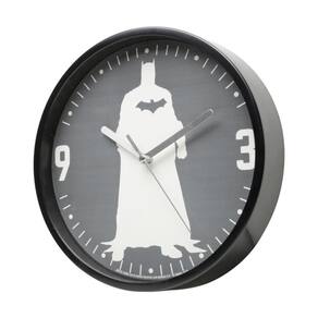 Relógio de Parede Batman 22,5 cm Plástico Preto
